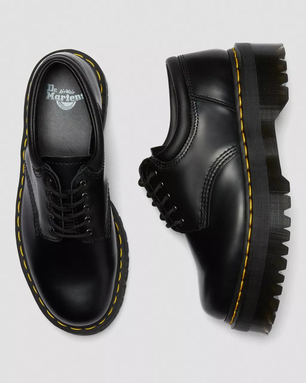 SHOES - DR.MARTENS - Quad Bex Smooth Leather Shoe - Nagel wereld