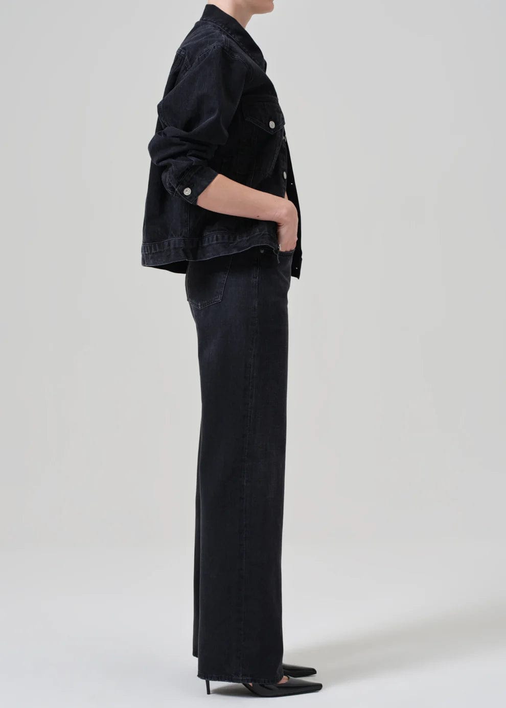 denim - CITIZENS - Annina Trouser - Prophecy - Nagel wereld