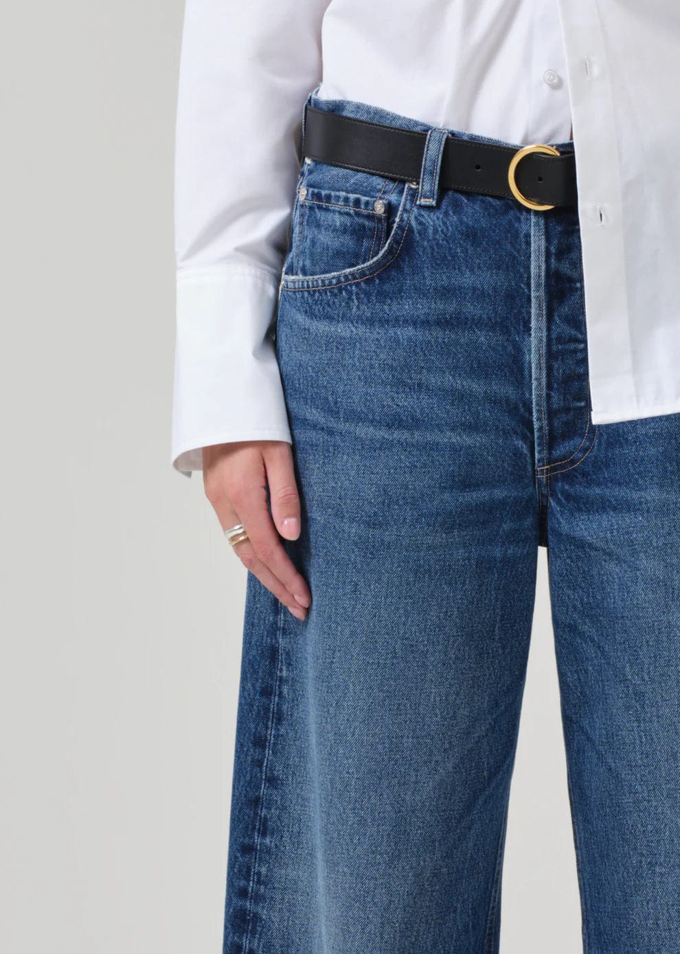 denim - CITIZENS - Ayla Baggy Cuff Jeans - Claremont - Nagel wereld