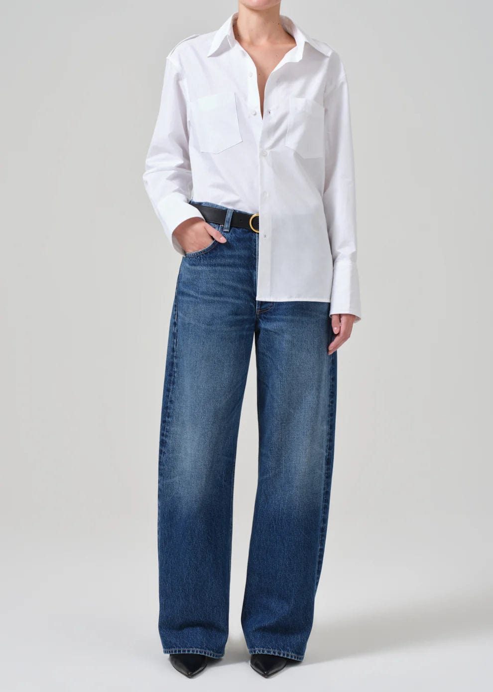 denim - CITIZENS - Ayla Baggy Cuff Jeans - Claremont - Nagel wereld