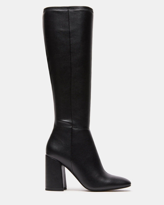 STEVE MADDEN Shoes Black / 6 Leah Tall Boot With Heel