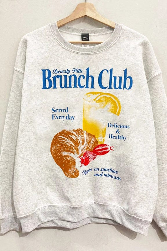 Sweater - SWEET CLAIRE - Brunch Club Sweatshirt - Nagel wereld