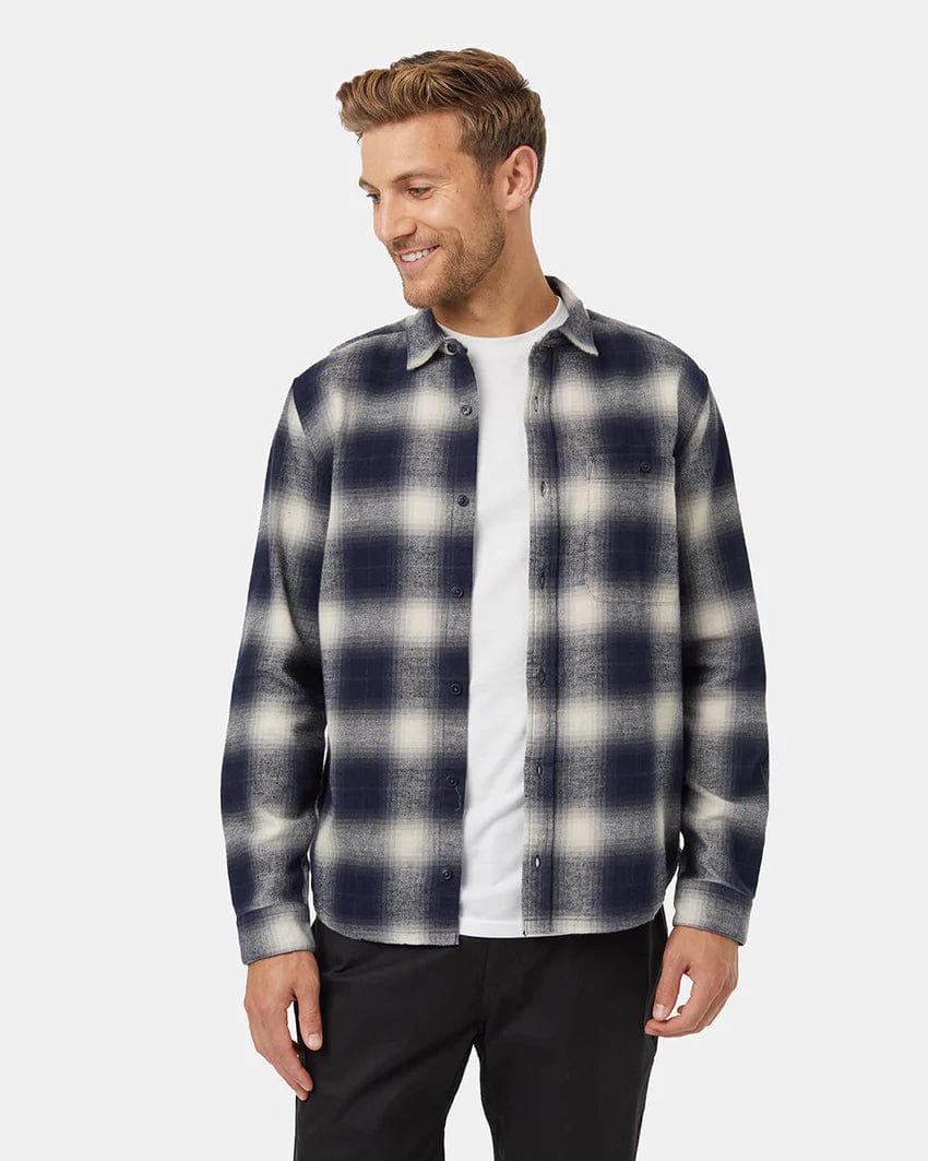 M TOPS - tentree - Forest Flannel Shirt - Nagel wereld