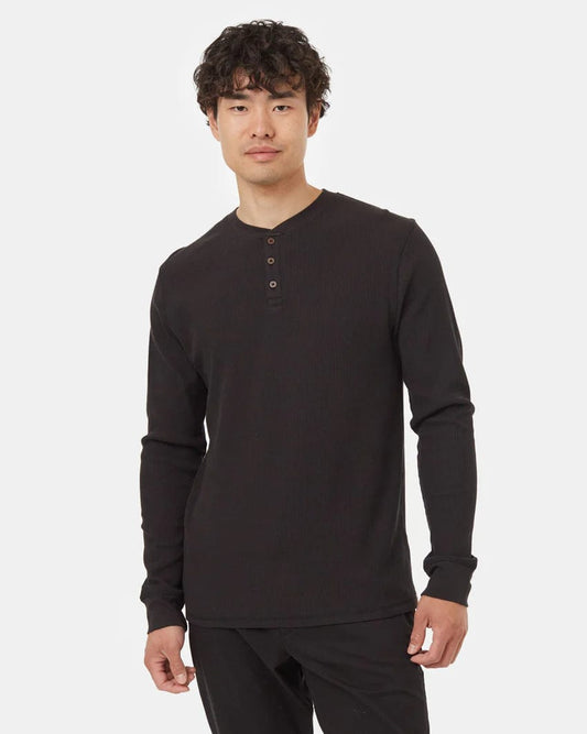 tentree m tops Tree Waffle Henley Longsleeve