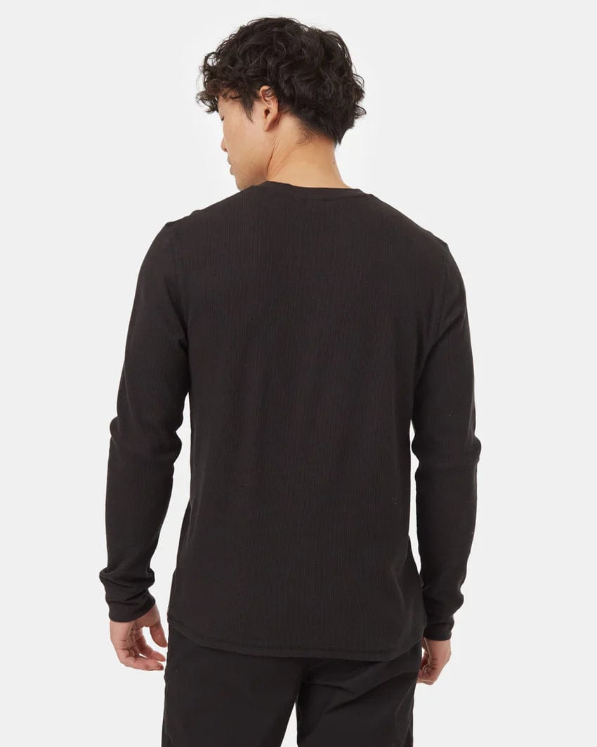 m tops - tentree - Tree Waffle Henley Longsleeve - Nagel wereld