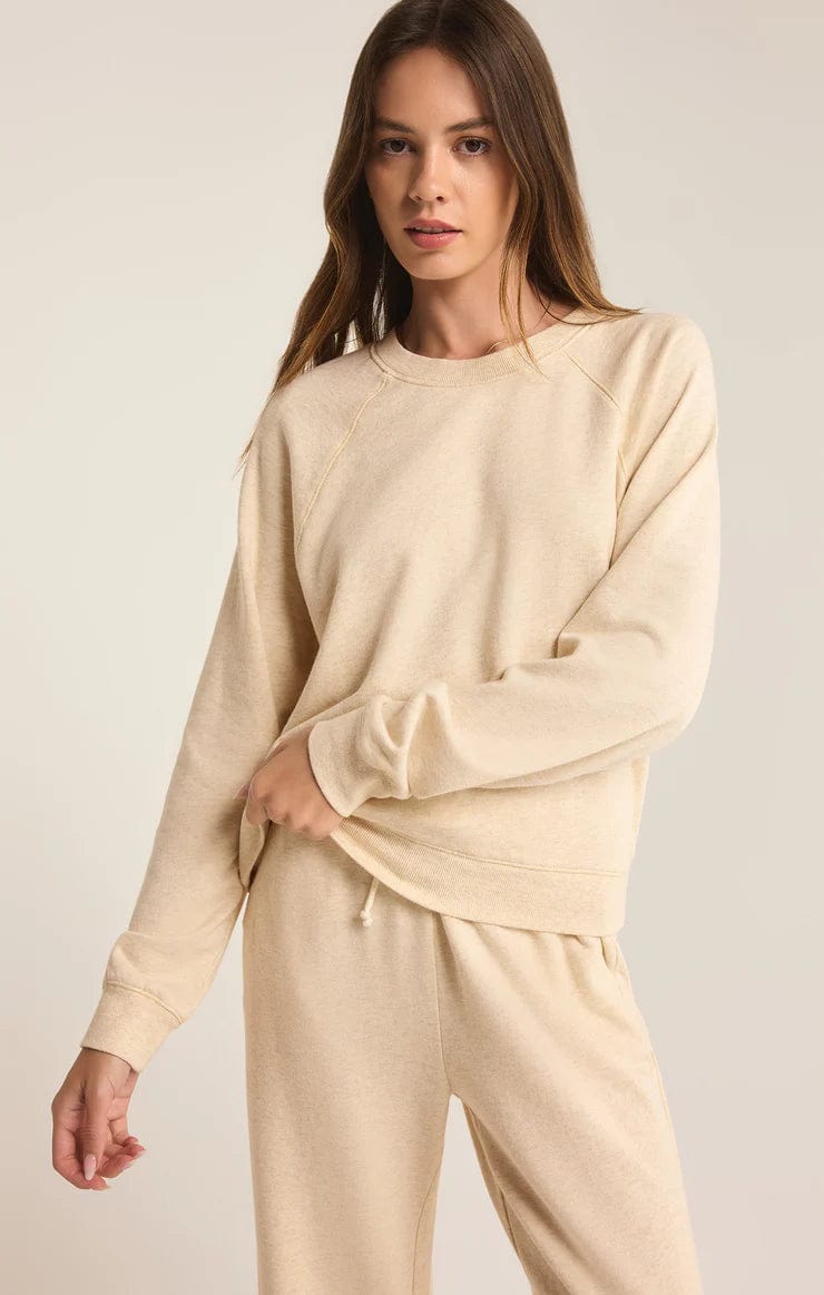 sweater - Z Supply - Saldana French Terry Top - Nagel wereld