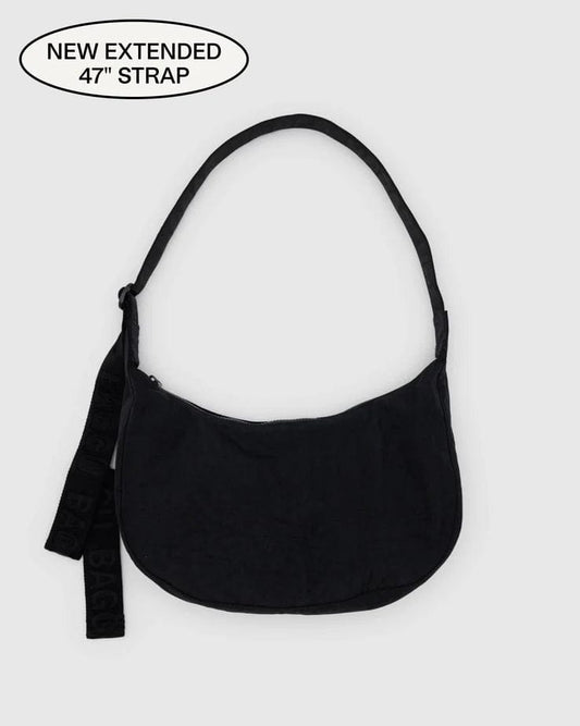 BAGGU Bags Black Medium Nylon Crescent Bag