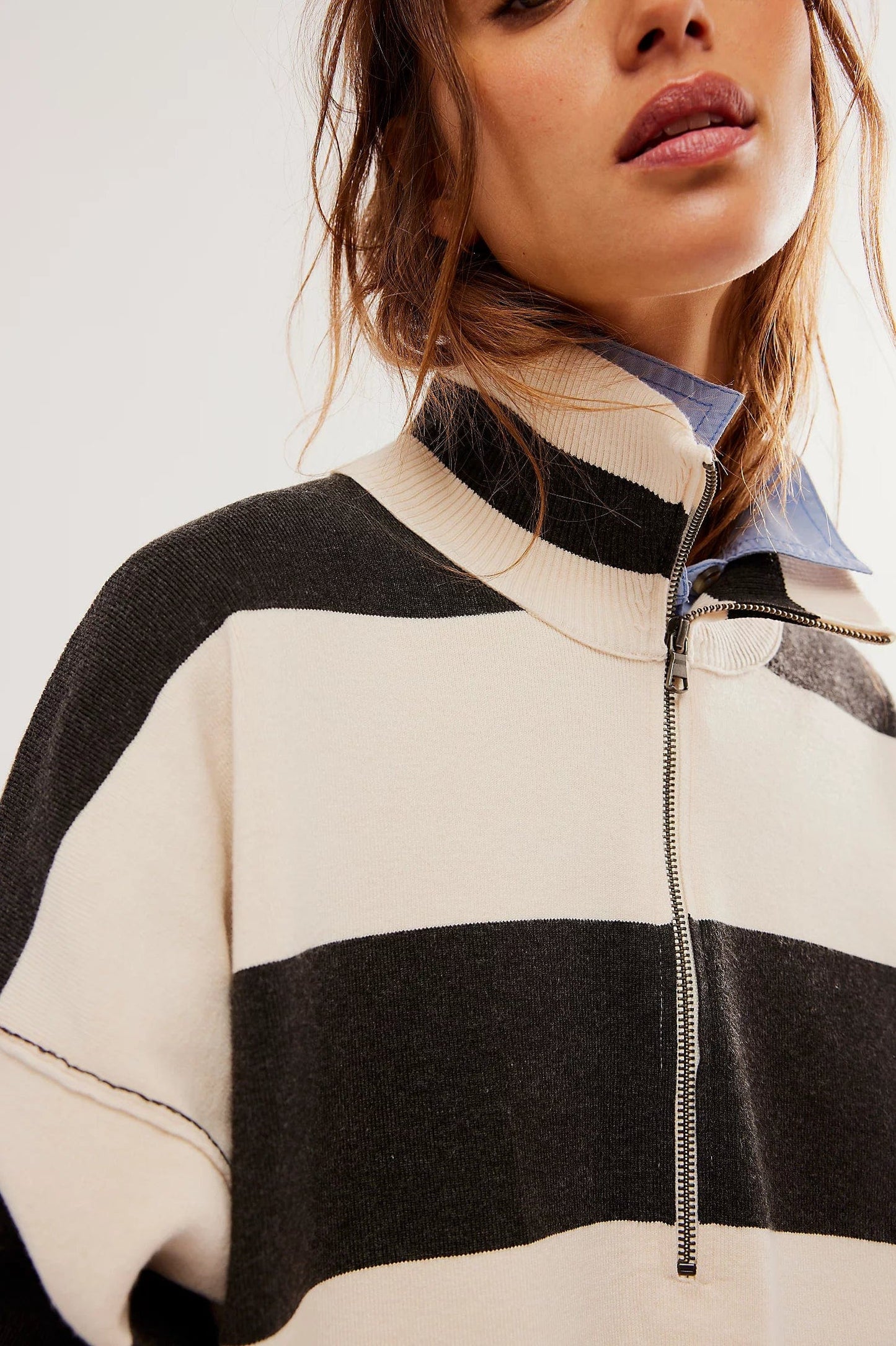 sweater - FREE PEOPLE - Coastal Stripe Pullover - Nagel wereld