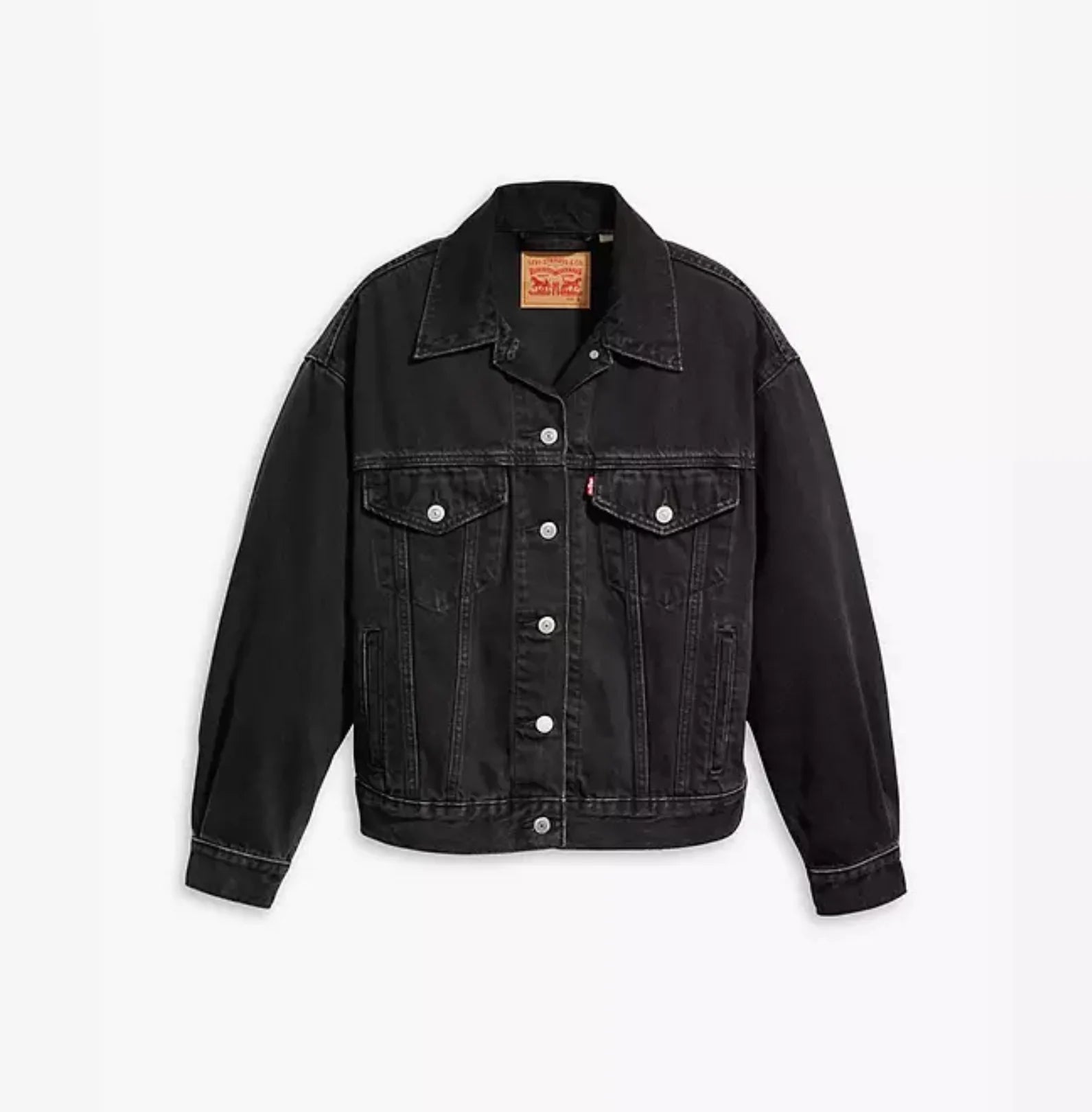 OUTERWEAR - LEVI'S - 90s Trucker Jacket - Black - Nagel wereld