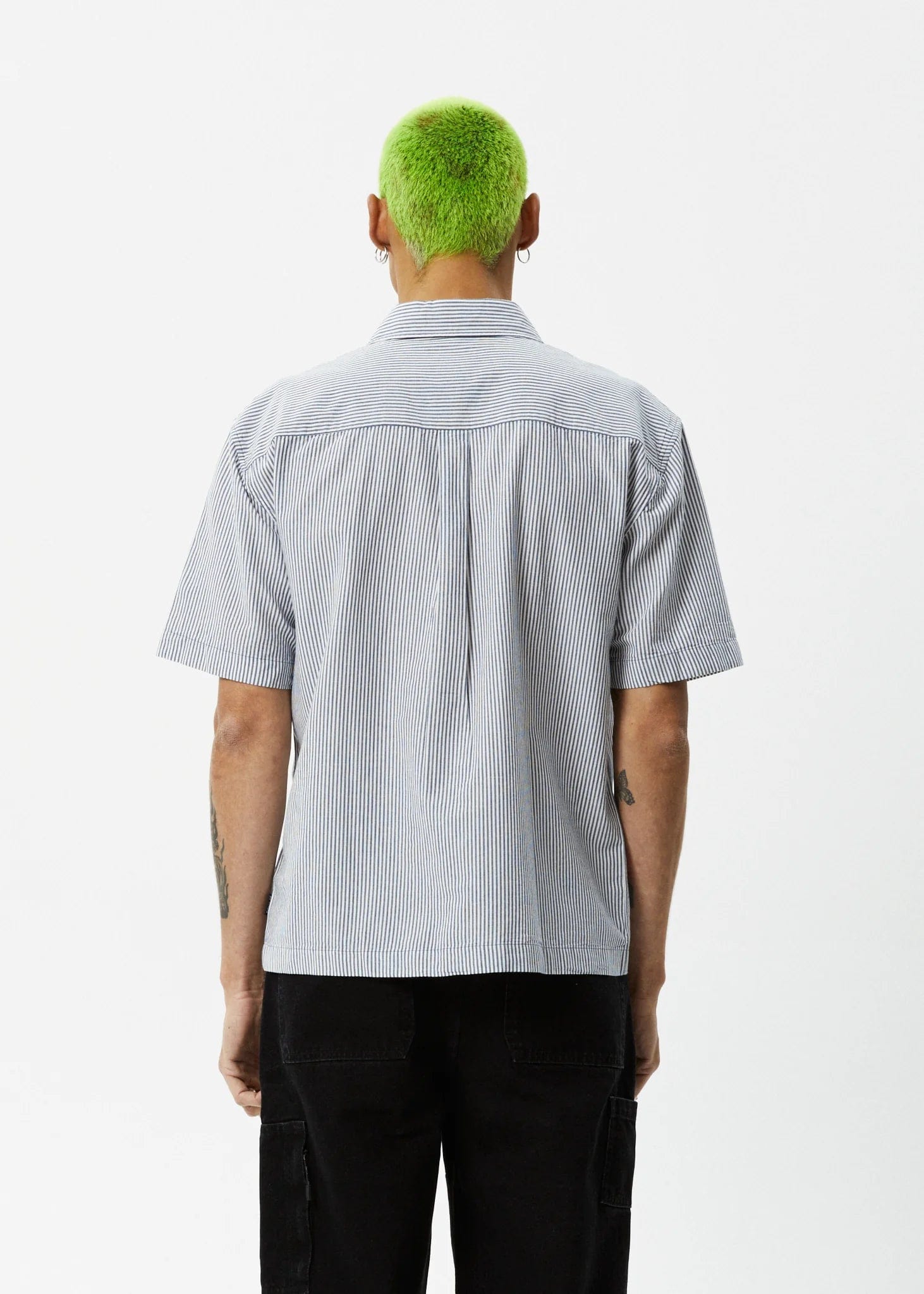 m tops - AFENDS - Intergalactic Recycled Short Sleeve Shirt - Nagel wereld