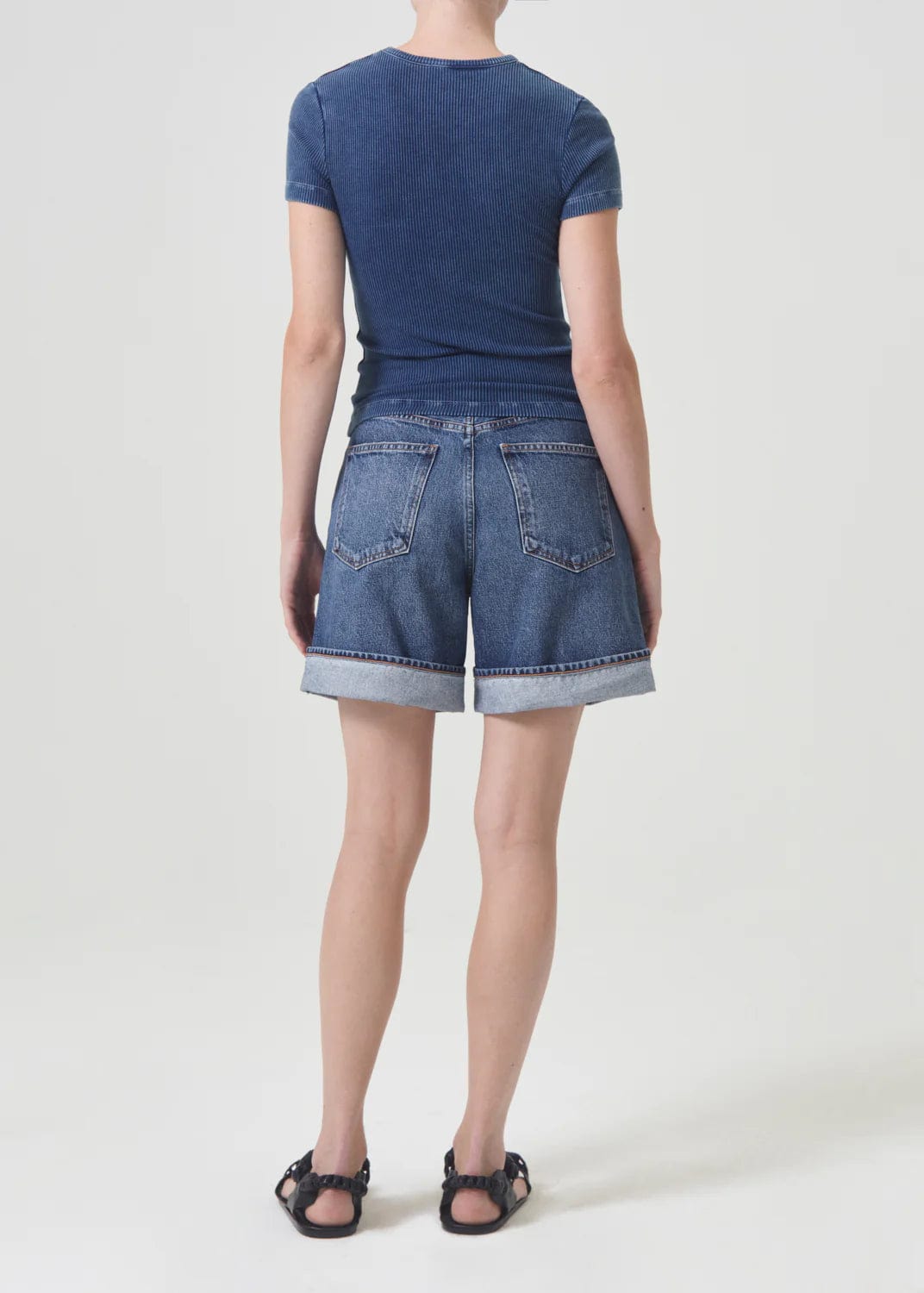 Denim - AGOLDE - Dame Relax Cuff Short - Nagel wereld