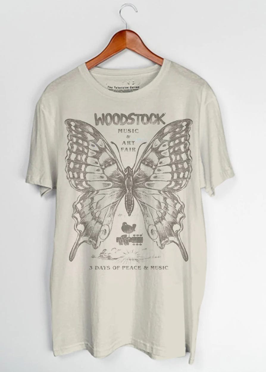 TOPS - JACK OF ALL TRADES - Woodstock Butterfly Tee - Nagel wereld