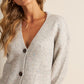 Sweater - JOHN & JENN - Braxton Cardi w/ Flecks - Nagel wereld