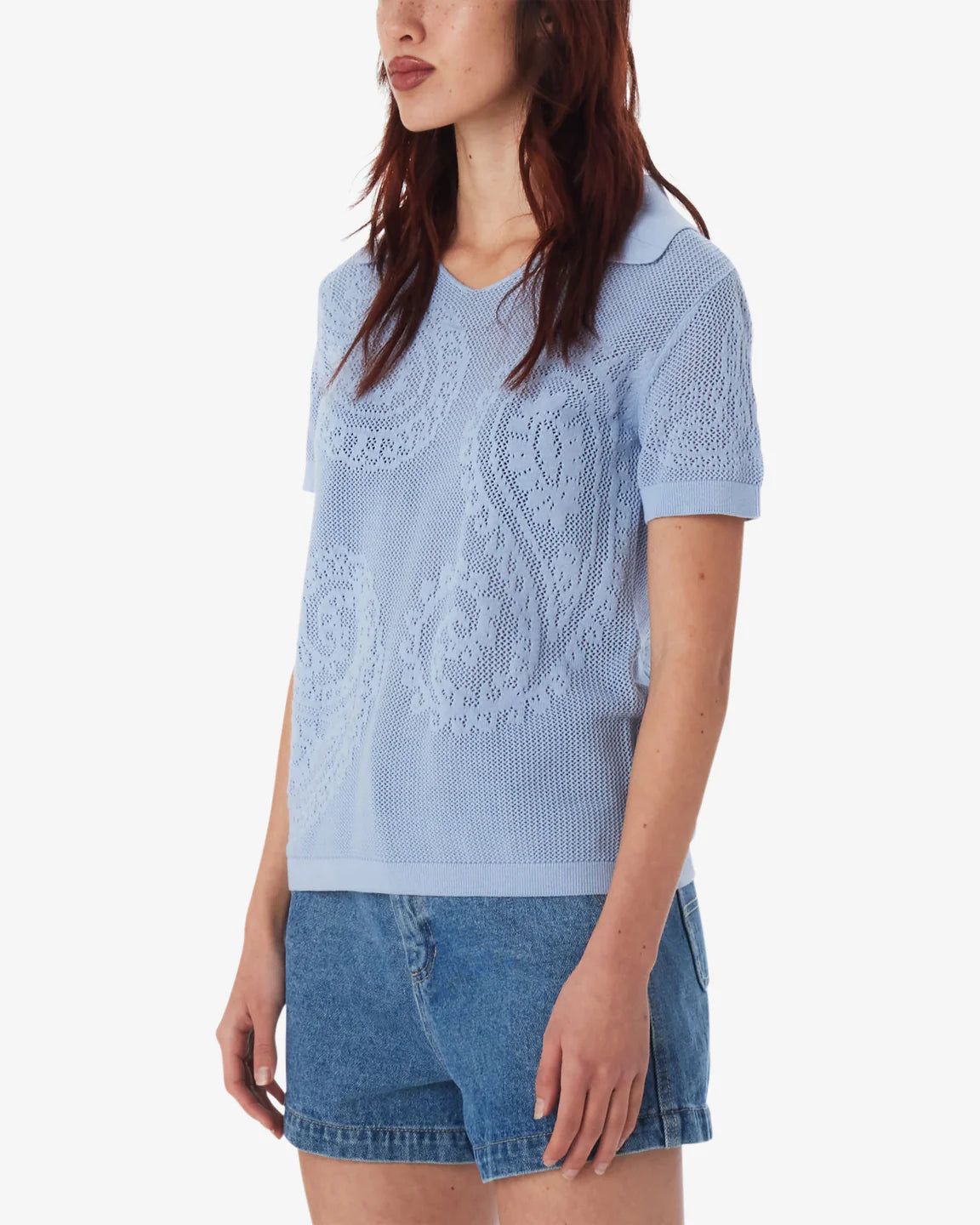 TOPS - Obey - Briana Open Knit Shirt - Nagel wereld