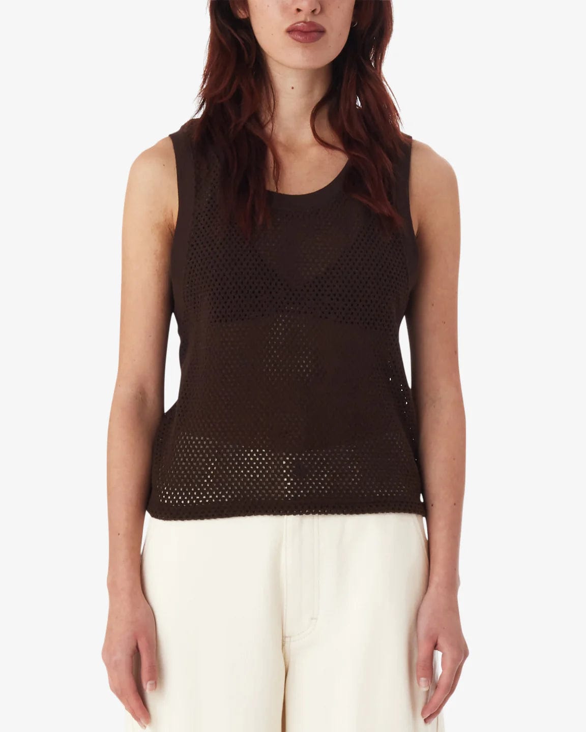 TOPS - Obey - Hudson Mesh Tank - Nagel wereld