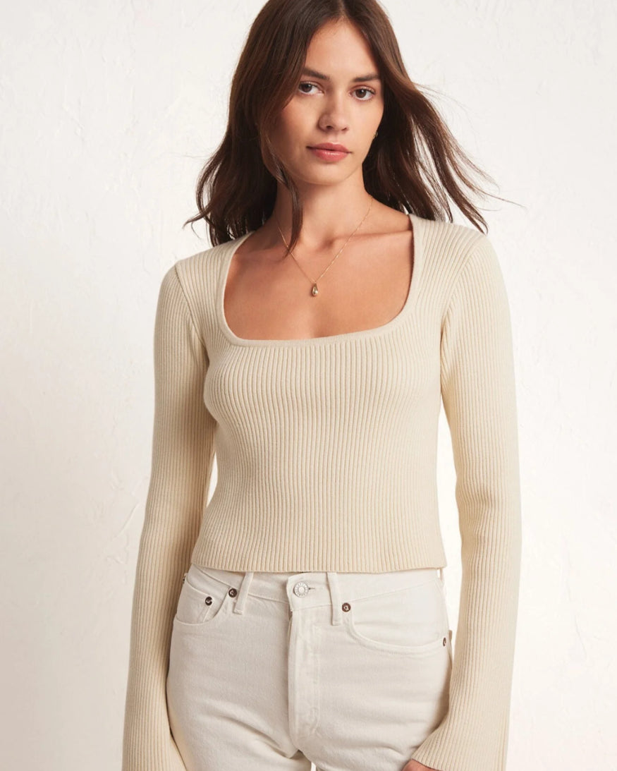 Sweater - Z Supply - Ines Sweater Top - Nagel wereld