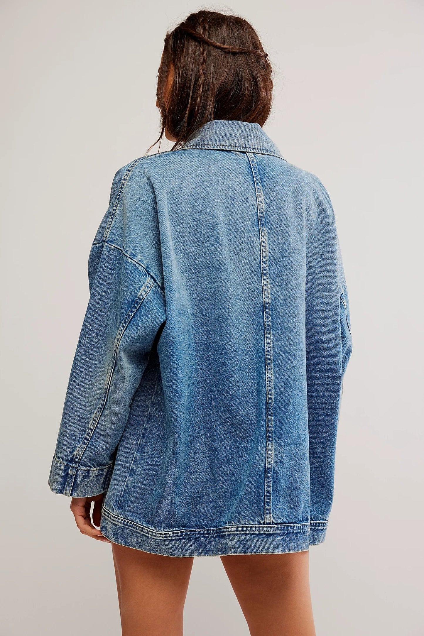 OUTERWEAR - FREE PEOPLE - Avery Denim Jacket - Nagel wereld