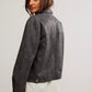 OUTERWEAR - FREE PEOPLE - Blair Vegan Leather Jacket - Nagel wereld