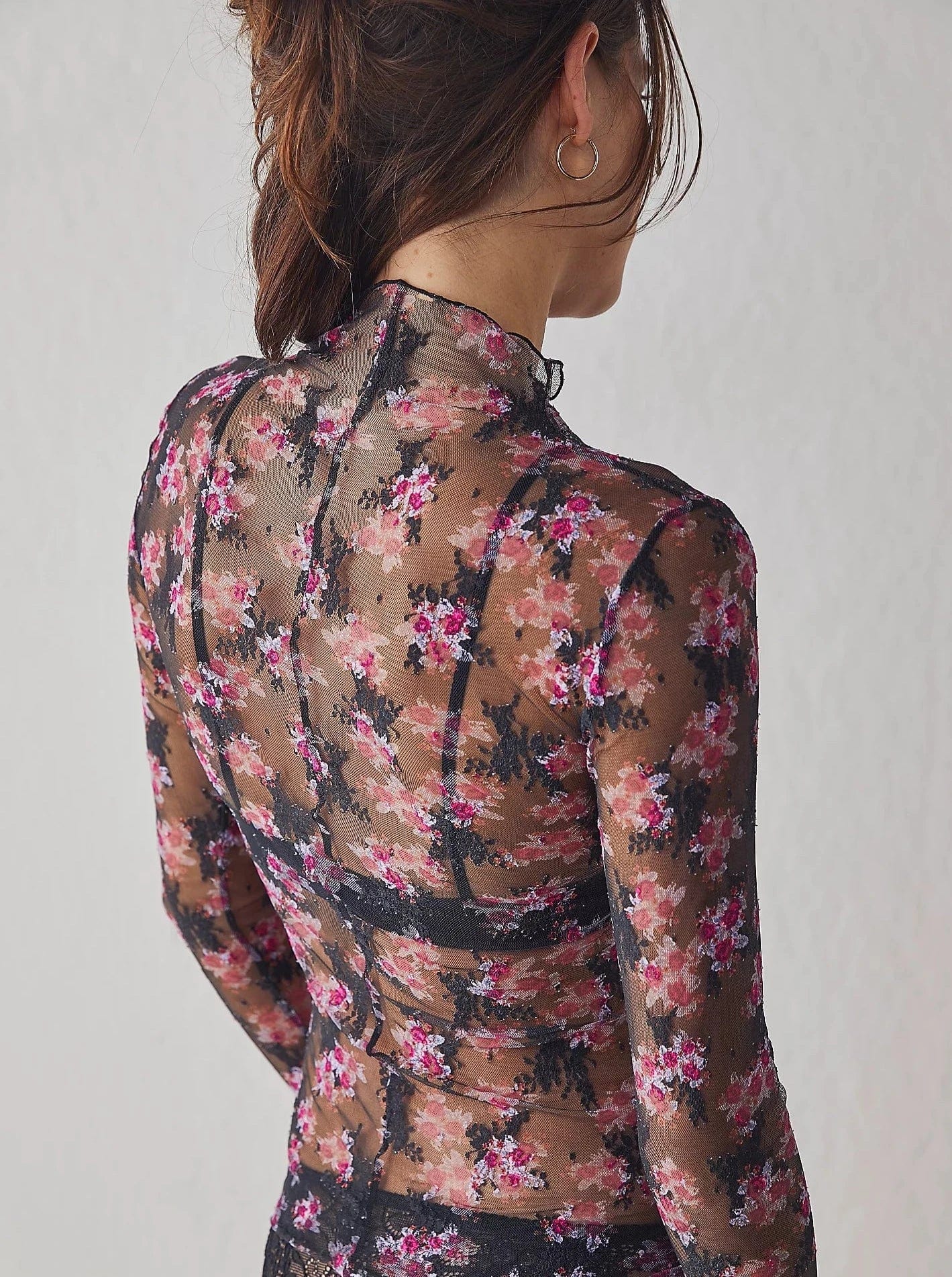 tops - FREE PEOPLE - Printed Lady Lux Layering Top - Nagel wereld