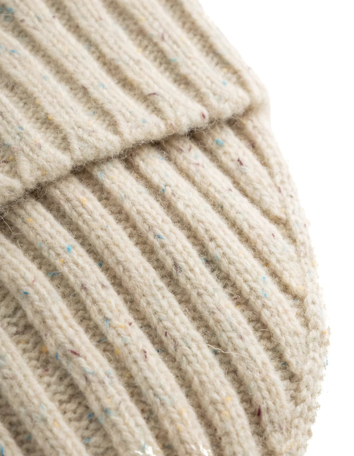 LES DEUX ACCESSORIES Wells Fleck Wool Rib Beanie