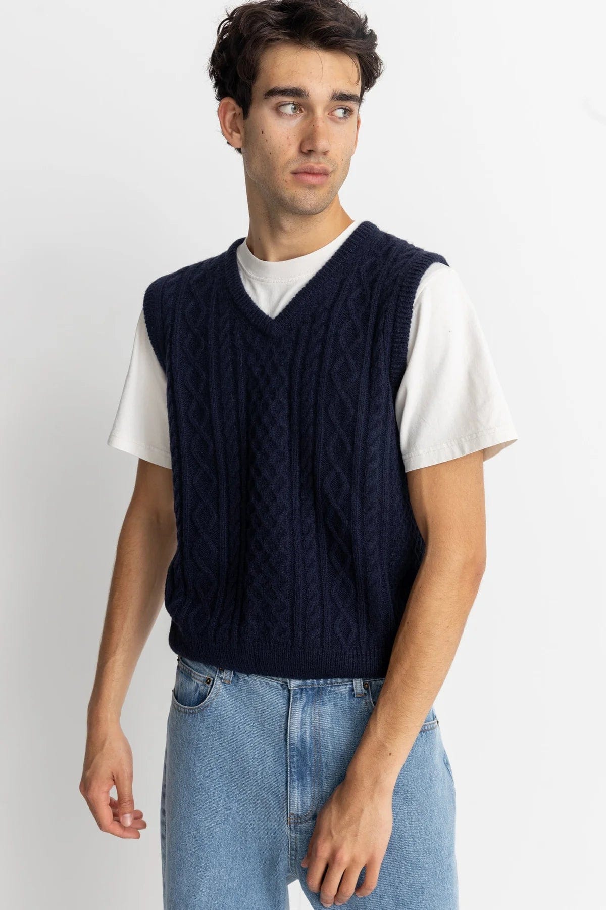 M SWEATERS - RHYTHM - Mohair Knit Vest - Nagel wereld