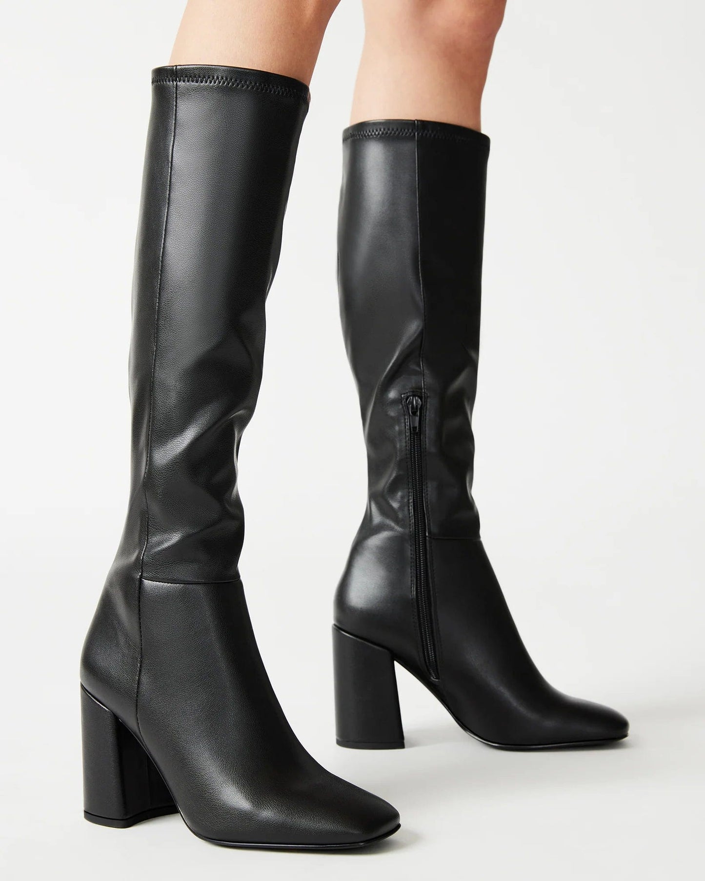 Shoes - STEVE MADDEN - Leah Tall Boot With Heel - Nagel wereld