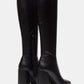 Shoes - STEVE MADDEN - Leah Tall Boot With Heel - Nagel wereld