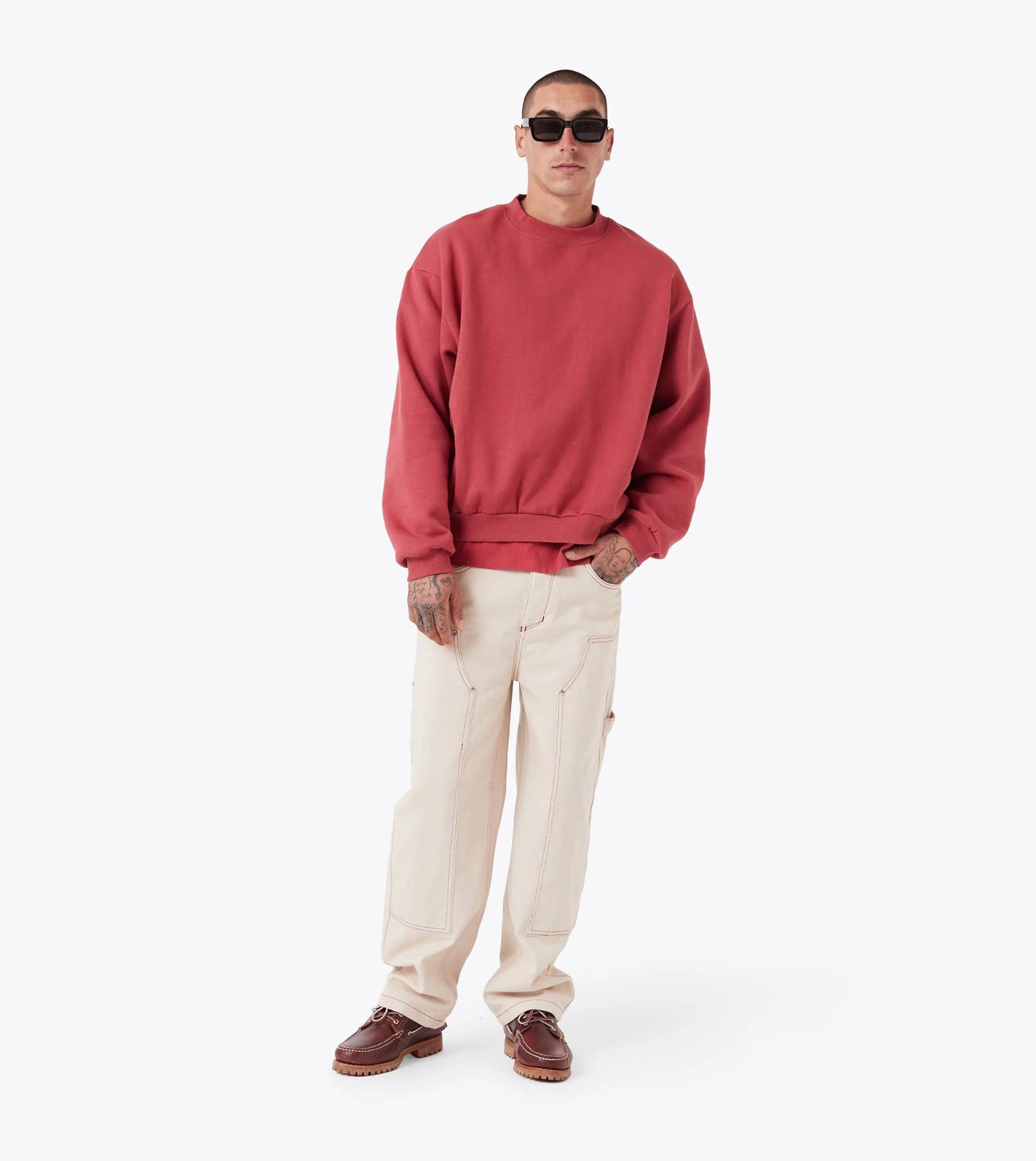 Zanerobe M SWEATERS Box Crewneck