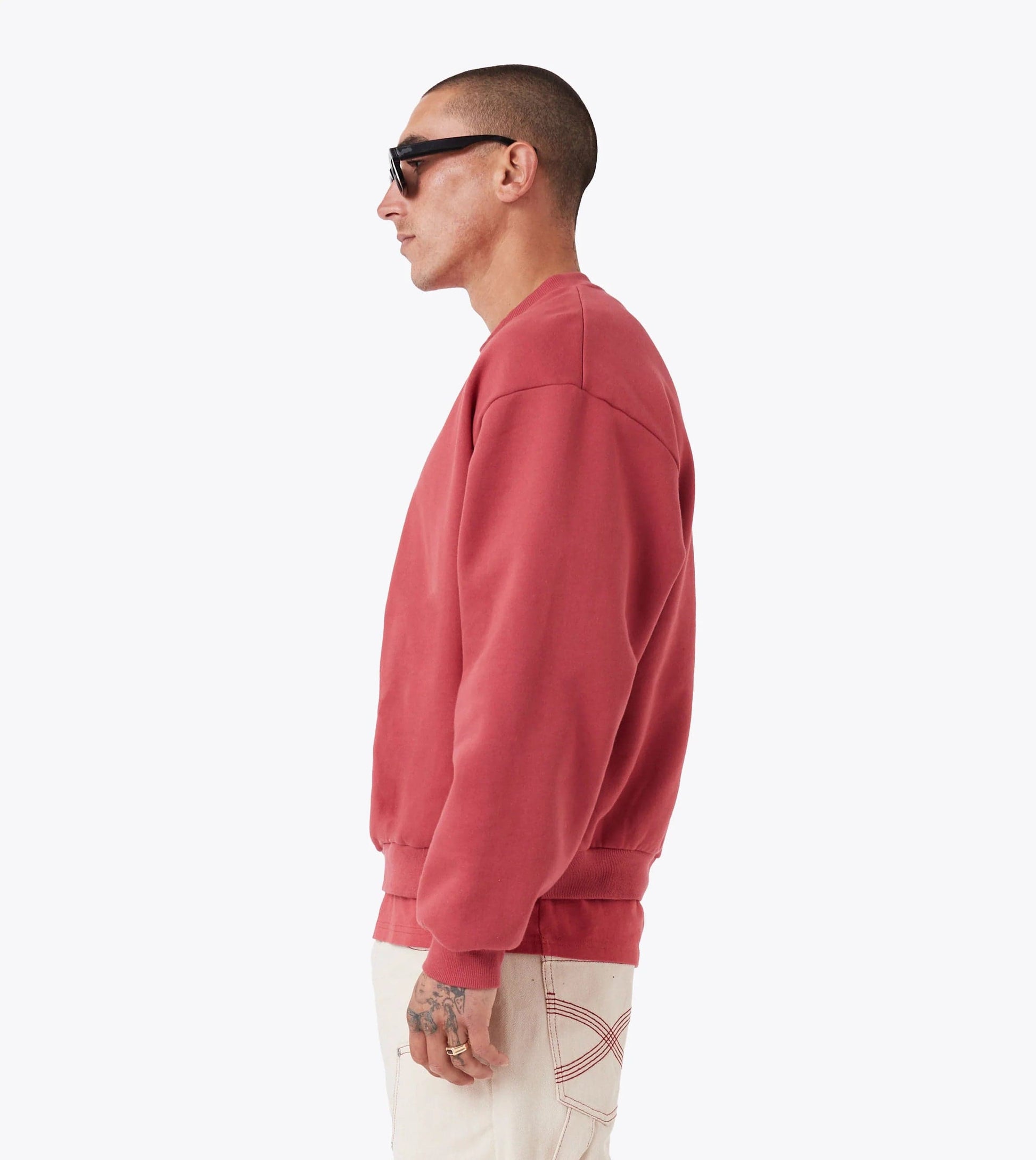 Zanerobe M SWEATERS Box Crewneck