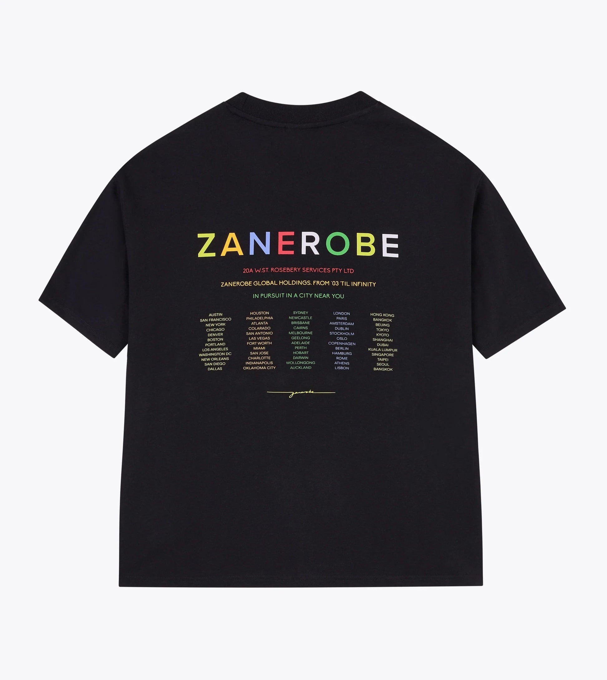 Zanerobe M TOPS Rainbow Box Tee