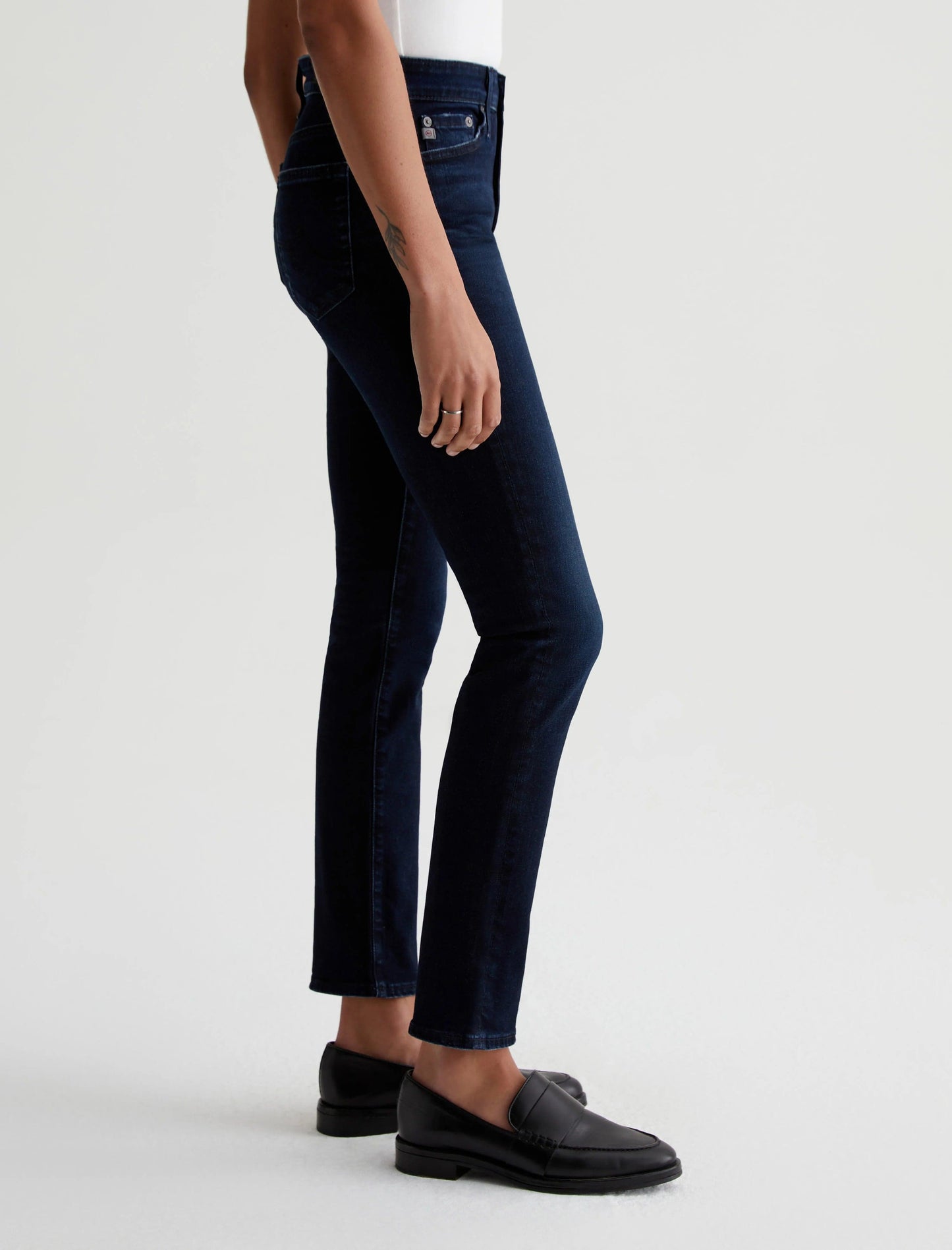 AG DENIM Mari High Rise Slim Straight